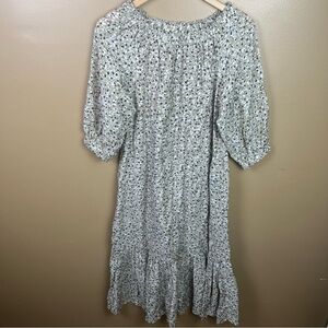 Mirth Handmade Edition Neutral Floral Maxi Dress Prarie Silk Blend Women's Small